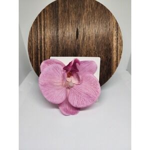 Pink Orchid Flower Hair Clip | Tropical Floral Accessory | Statement Hair Piece
